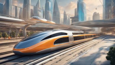 النقل المستقبلي: من السيارات ذاتية القيادة إلى القطارات الفائقة السرعة.