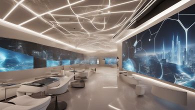 تقنيات الواقع الافتراضي والمعزز وتفاعلها مع الذكاء الإصطناعي.