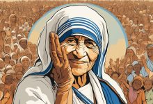 مادر تيريزا: رمز العطاء والتضحية من أجل الفقراء.